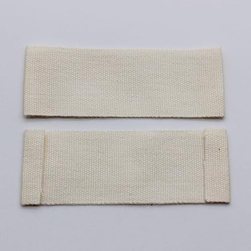 100 Stück DIY blank beige Baumwolletikett, bedrucktes Baumwolletikett, handgemachtes Etikett, DIY Etiketten (2 x 5,5 cm (After Ende) von Genérico