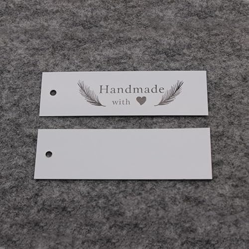100 Stück handgemachte Anhänger/Papieretiketten / DIY Druckpreistagen/Swing Tags (Blatt, 100 Stück) von Genérico