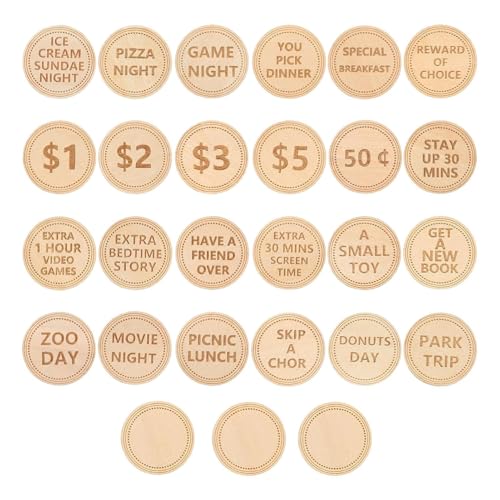 27 Stück Oster-Token, Oster-Token, Osterei, Bunny Token, 27 Teile, Oster-Token, Familiennacht, Ostersuchaktivitäten, Familie von Genérico