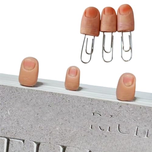 3 Stück Büroklammern aus Metall, Schreibwaren, Zeichenclips für Büro und Organisation persönlicher Dokumente von Genérico