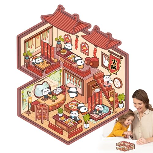 3D House Aufkleber – Vinyl Cartoon Decals, Miniaturkunst | kleiner dekorativer Stil mit verwitterter Textur-Feature, Realistische Landschaftsaufkleber für Familien, Scrapbooking, Kinderarbeiten 3D House Aufkleber – Vinyl Cartoon Decals, Miniaturkunst | kleiner dekorativer Stil mit verwitterter Textur-Feature, Realistische Landschaftsaufkleber für Familien, Scrapbooking, Kinderarbeiten von Genérico