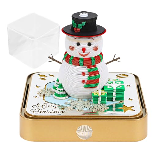 3D-Kalender 2026, 3D-Schreibtischkalender 2026, Paper Talling Notepad Snowman Kalender 2026s, lustige Dekoration des Notizblocks für das Studio Dee Weihnachten, Arbeitsplatz, Bookshelf Coci 3D-Kalender 2026, 3D-Schreibtischkalender 2026, Paper Talling Notepad Snowman Kalender 2026s, lustige Dekoration des Notizblocks für das Studio Dee Weihnachten, Arbeitsplatz, Bookshelf Coci von Genérico