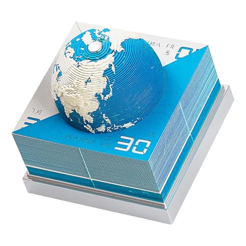 3D-Notizkalender 2025, abnehmbarer 3D-Kalender 2025, abnehmbarer Kalender mit Notizblock, Kalender 2025, 3D-Schreibtischdekoration, Calend-Haftnotizen von Genérico