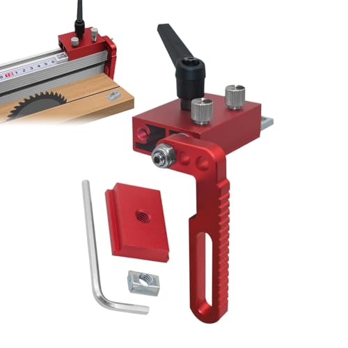 75 Typ T-Track Mitre Stop Manuell aus Aluminiumlegierung, verstellbarer Holzbearbeitungsbegrenzer, präzise T-Track-Werkzeuge, nahe der Präzisions-Aluminium-Schlitze von Genérico
