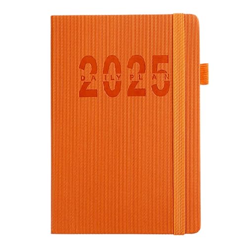 A5-Tagesplaner 2025, Terminplaner 2025, Notizblock, Tagesplaner 2025 – Colorful Edge Aesthetic 2025 Tagesplaner für Schule, Arbeitsbereich, Reisen, Geschäftsreisen von Genérico