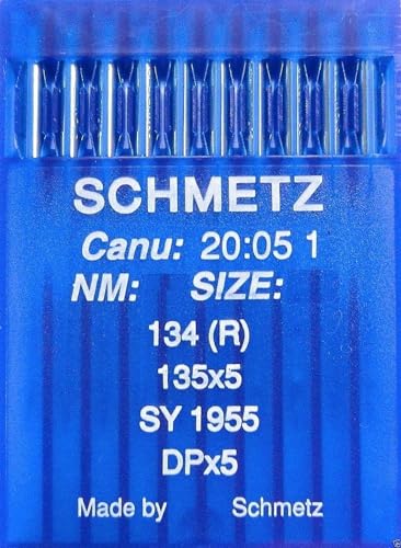 AGHI SCHMETZ B27 10 Nadeln für Industrienähmaschine Overlock Overlock My 1023, UY 191 GS, DCX27 (Feingröße 70) von Generico