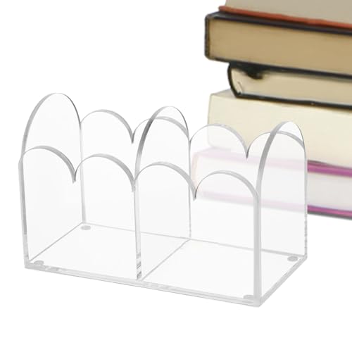 Acryl-Karten-Aufbewahrungsbox – Sichtbarer Visitenkartenhalter | Acrylvitrine | große Aufbewahrungsbox mit Deckel für Spiel, Hochzeit, Party, Abschlussfeier, Geburtstag, Babyparty von Genérico