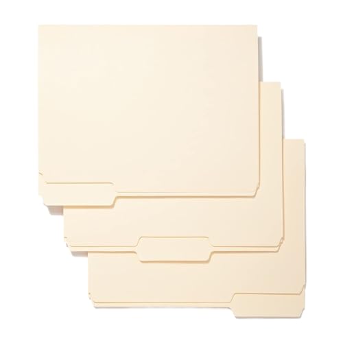 Aktenordner im A4-Format, Aktenordner für einfache Etikettierung, 100 Stück, Schulmaterial, Dokumenten-Organizer für Büros, Geschäftsverträge und Haushaltsrechnungen von Genérico