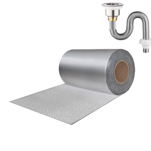 Aluminiumband mit hoher Viskosität, Silberfolienband, robustes Klebeband, wasserdichtes Aluminiumfolienband, wasserdichtes Dichtungsband für Leitungen, Reparatur D Aluminiumband mit hoher Viskosität, Silberfolienband, robustes Klebeband, wasserdichtes Aluminiumfolienband, wasserdichtes Dichtungsband für Leitungen, Reparatur D von Genérico
