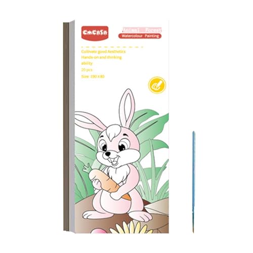 Aquarell-Skizzenbuch - Aquarellpapier | Aquarellpapier zum Malen mit Pinseln und Farben, Zeichenpapier, multifunktionales Kunstzubehör für Aquarell und Tagebuch von Genérico