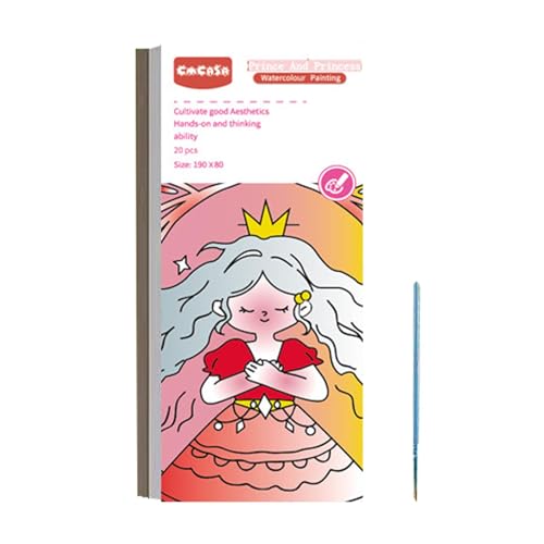 Aquarell-Skizzenbuch - Aquarellpapier | Aquarellpapier zum Malen mit Pinseln und Farben, Zeichenpapier, multifunktionales Kunstzubehör für Aquarell und Tagebuch von Genérico