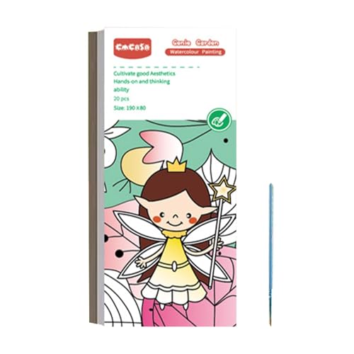 Aquarell-Skizzenbuch - Aquarellpapier | Aquarellpapier zum Malen mit Pinseln und Farben, Zeichenpapier, multifunktionales Kunstzubehör für Aquarell und Tagebuch von Genérico