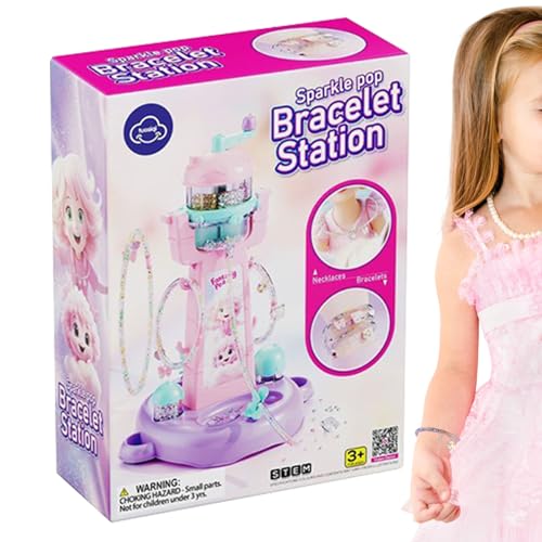 Armband-Set – Bastelset, Perlenmaschine | Schmuckaktivität für Kinder ab 3 Jahren, Geschenkidee für Jugendliche, kreative Kunst, von Genérico