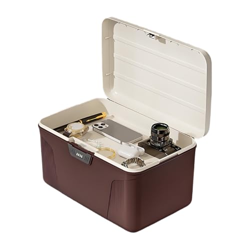 Arzneimittelbox mit Verriegelung, sicherer Dokumentenbehälter mit großem Fassungsvermögen, mit Zahlenschloss, große Kapazität für Medikamente, Werkzeuge, Dokumente, Verwendung zu Hause, Schule, Büro Arzneimittelbox mit Verriegelung, sicherer Dokumentenbehälter mit großem Fassungsvermögen, mit Zahlenschloss, große Kapazität für Medikamente, Werkzeuge, Dokumente, Verwendung zu Hause, Schule, Büro von Genérico