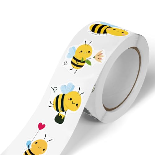 Aufkleber für Bienen, Honigbienen, Dekoration für Honigwaben, Wandlöcher, Umschlagaufkleber, Tieraufkleber für Kinder, ästhetische Aufkleber Aufkleber für Bienen, Honigbienen, Dekoration für Honigwaben, Wandlöcher, Umschlagaufkleber, Tieraufkleber für Kinder, ästhetische Aufkleber von Genérico