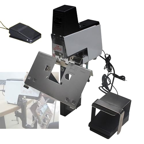 Automatisches elektrisches Heftgerät, Staffelei-Tacker, Flachstaffeleihefter mit 1-9-stufiger Buchbinderdruckknopf, Buchbinderstärke: 30 Blatt, Nageltiefe Automatisches elektrisches Heftgerät, Staffelei-Tacker, Flachstaffeleihefter mit 1-9-stufiger Buchbinderdruckknopf, Buchbinderstärke: 30 Blatt, Nageltiefe von Genérico