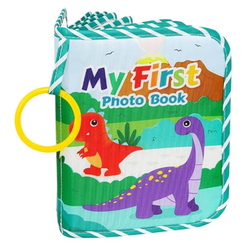 Bilderbuch für Kinder, luxuriöses Dinosaur Cryle, Baby-Memoryalbum, 10,2 x 15,2 cm große Fotos mit sicherer Spiegelplatte, niedliche Erinnerung für Jungen, Mädchen, Jungen von Genérico