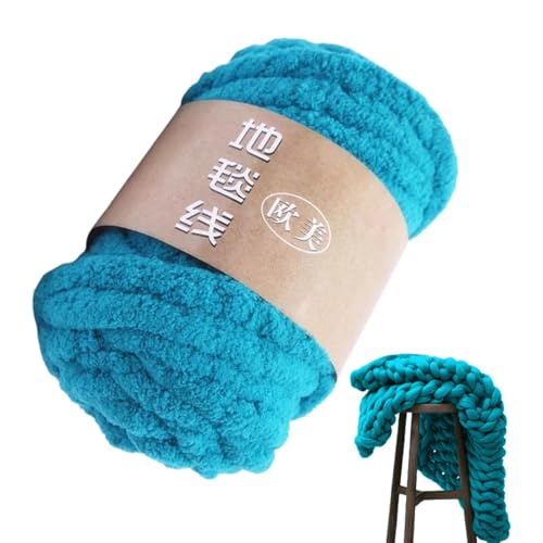 Blanket Yarn Wollgarn, Häkelgarn, weiches Garn zum Häkeln, Bulky Garn für dicke Decken, Fuzzy Polyester Garn für Hüte, Schuhe, Handschuhe, Häkelbedarf, Wollbälle zum Basteln von Genérico