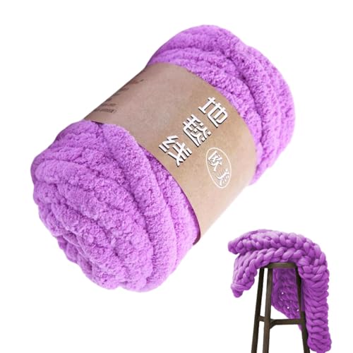 Blanket Yarn Wollgarn, Häkelgarn, weiches Garn zum Häkeln, Bulky Garn für dicke Decken, Fuzzy Polyester Garn für Hüte, Schuhe, Handschuhe, Häkelbedarf, Wollbälle zum Basteln von Genérico