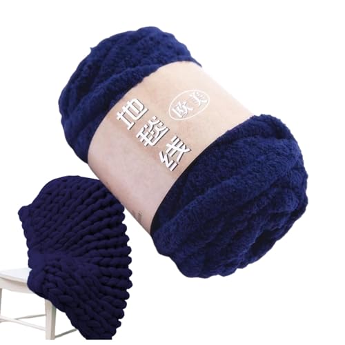 Blanket Yarn Wollgarn, Häkelgarn, weiches Garn zum Häkeln, Bulky Garn für dicke Decken, Fuzzy Polyester Garn für Hüte, Schuhe, Handschuhe, Häkelbedarf, Wollbälle zum Basteln von Genérico