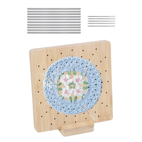 Blockierbrett für Häkelprojekte, Brett-Set zur Blockierung von Arbeiten, Zubehör aus Holz zum Stricken mit Nadeln, für Anfänger, Mütter, Großmütter Blockierbrett für Häkelprojekte, Brett-Set zur Blockierung von Arbeiten, Zubehör aus Holz zum Stricken mit Nadeln, für Anfänger, Mütter, Großmütter von Genérico