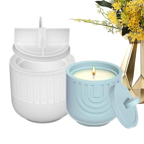 Blumentopfform aus Silikon, Form für Blumentöpfe mit Deckel, Form für Kerzengläser, Gießform für Schmuckaufbewahrung, Blumentopf, Tarr Blumentopfform aus Silikon, Form für Blumentöpfe mit Deckel, Form für Kerzengläser, Gießform für Schmuckaufbewahrung, Blumentopf, Tarr von Genérico