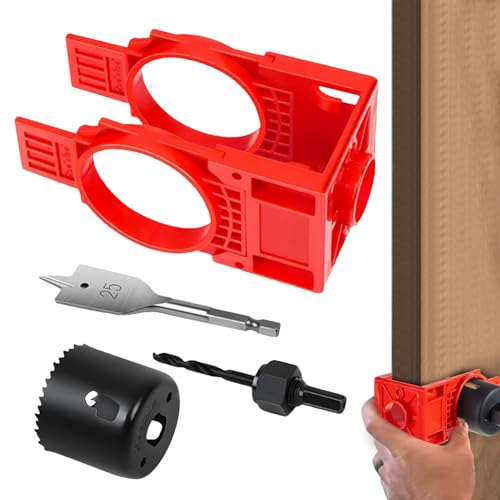 Bohrset für Türen | Bohrer-Set für Grifflöcher | Ersatzteile für Montage und Reparatur an Haustüren, Schränken und Garagen Bohrset für Türen | Bohrer-Set für Grifflöcher | Ersatzteile für Montage und Reparatur an Haustüren, Schränken und Garagen von Genérico