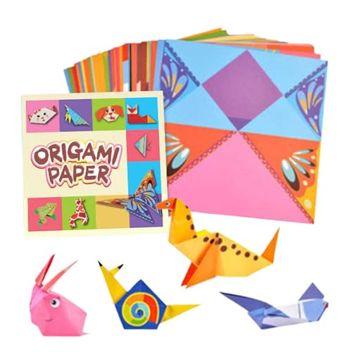 Buntes Faltpapier, Faltpapier für Kinder, Faltpapier mit bunten Tieren, Kunst und Handwerk, Bastelset mit Lehrbuch, Lernspielzeug für ältere Kinder Buntes Faltpapier, Faltpapier für Kinder, Faltpapier mit bunten Tieren, Kunst und Handwerk, Bastelset mit Lehrbuch, Lernspielzeug für ältere Kinder von Genérico