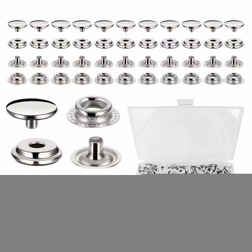 Canvas Screw Press Stud, Boot, Fastener Repair Kit, Weatherproof Stainless Steel Screw Press Stud Kit For Home , Travel, Pontoon, Tarp, Outdoor, Camping von Genérico