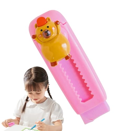 Capybara, einziehbarer Radiergummi, weicher Kunstwerkzeug, niedliches Schreibwaren für Schüler, kreatives Löschen für Kinder, die Aktivid zeichnen von Genérico