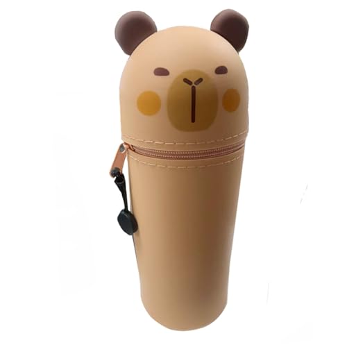Capybara Stifthalter, Teleskop-Stifthalter für den Schreibtisch, Aufbewahrungszubehör mit Reißverschluss, PES und Bleistifte für das Klassenzimmer zu Hause Dor von Genérico