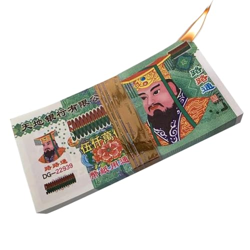 Chinesisches Geschenkpapier, traditioneller chinesischer Segen, gutes Opferzubehör für Festival, Qingming, Halloween und Obon von Genérico