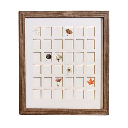 Collage-Bilderrahmen, 325 g, Mehrzweck-Bilderrahmen für Wand, Trockenblumen aus Holz, quadratische Wandcollage für Sa Collage-Bilderrahmen, 325 g, Mehrzweck-Bilderrahmen für Wand, Trockenblumen aus Holz, quadratische Wandcollage für Sa von Genérico