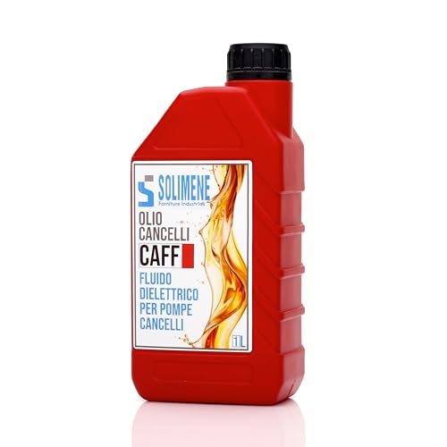 DIELEKTRISCHES ÖL - Rot für Pumpen und Tore - VG 22 - CAFF - Schmiermittel für Kolben und Hydrauliksysteme, automatische Tore - 1 l - hoher Schutz und Zuverlässigkeit DIELEKTRISCHES ÖL - Rot für Pumpen und Tore - VG 22 - CAFF - Schmiermittel für Kolben und Hydrauliksysteme, automatische Tore - 1 l - hoher Schutz und Zuverlässigkeit von Generico