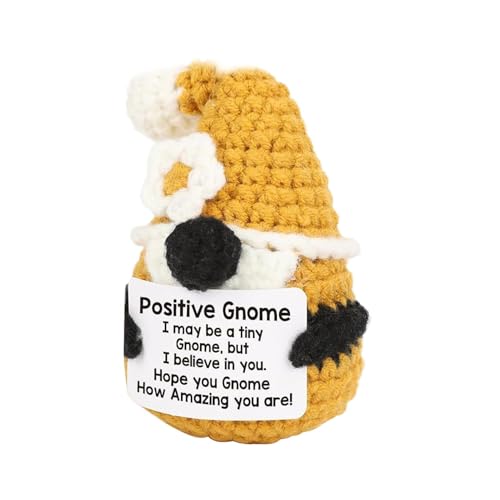 Decit Gnom Häkelnadel – positiver Gnom, gehäkelt, positiver Gnom, Gnom, Bild mit Inspirationskarte | positives Strickspielzeug | Puppe zur emotionalen Unterstützung von Carinó Decit Gnom Häkelnadel – positiver Gnom, gehäkelt, positiver Gnom, Gnom, Bild mit Inspirationskarte | positives Strickspielzeug | Puppe zur emotionalen Unterstützung von Carinó von Generico