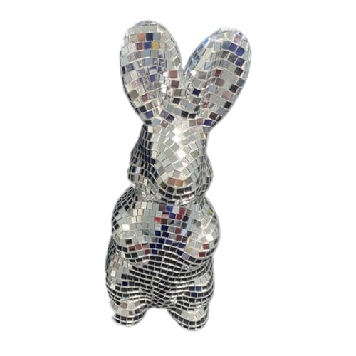 Disco Rabbit – realistisches Kaninchen-Spielzeug | Schreibtischstatue für den Schreibtisch, handgefertigt, -Plattform, Tischdekoration für Frauen, Mädchen, Männer, Erwachsene Disco Rabbit – realistisches Kaninchen-Spielzeug | Schreibtischstatue für den Schreibtisch, handgefertigt, -Plattform, Tischdekoration für Frauen, Mädchen, Männer, Erwachsene von Genérico