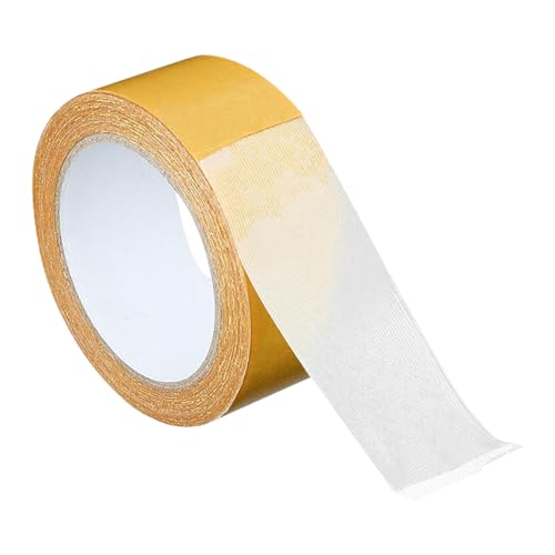 Doppelklebeband: 2-seitiges Klebeband, transparente repositionierbare Klebestreifen, Teppichband, doppelseitige und vielseitige Oberflächen, sichere Schwerlastverbindungen von Genérico