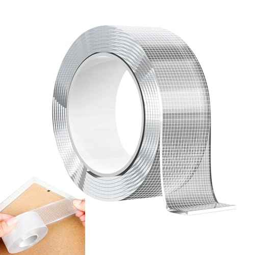 Doppelseitiges Klebeband: zuverlässiges und robustes transparentes Klebeband, starkes und effizientes doppelseitiges Klebeband, abnehmbares Montageband, starkes Nanomontage-Klebeband für die Wand Doppelseitiges Klebeband: zuverlässiges und robustes transparentes Klebeband, starkes und effizientes doppelseitiges Klebeband, abnehmbares Montageband, starkes Nanomontage-Klebeband für die Wand von Genérico