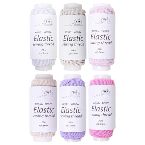 Elastische Kordelarmbänder, handgefertigtes Garn aus elastischen Perlen: elegante elastische Schnur, bequeme Perlenschnur, elastische Schnur für Familie, Freunde, Kollegen von Genérico