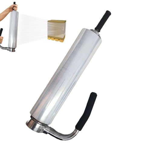 Elastischer Folienspender, Halterung für einziehbaren Spender | leichte Palettenverpackung mit industriellem Widerstand | verstellbarer Spender der einziehbaren Gabel mit Griff von Genérico