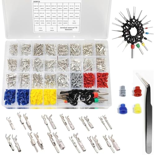 Elektroverbinder für Kabel, 21 Typen, Kfz-Klemmen-Set, luftdicht, für Haus, Auto, Motorrad, Boot, Anhänger, Industrie, Automobil 1 1,5 1,8 2,2 2,8 3,5 mm von Genérico