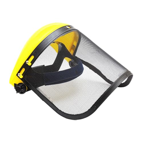 Face Shield Sicherheitskitt für Kettensäge, Helmzubehör, kompatibel mit OSHA, belüftetes Drahtvisier-Design, robust, schwenkbar, PPE von Genérico