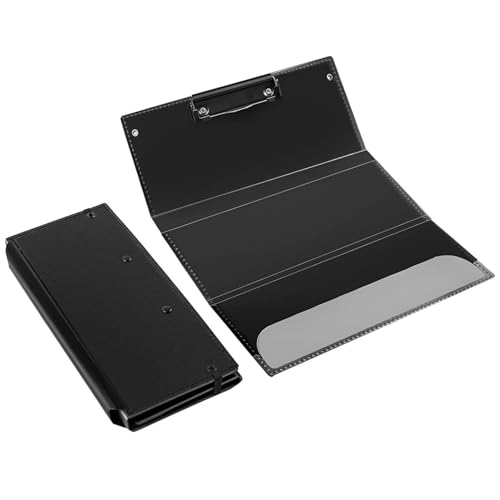 Faltbare Klemmbretter für Krankenschwestern, tragbar, zum Aufbewahren Ihrer Taschen, multifunktional, schwarz, 24,1 cm, für Krankenschwestern, Bürobedarf von Genérico