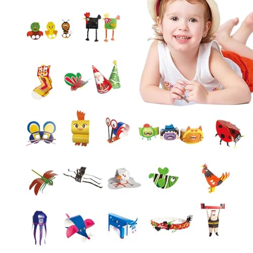 Faltbares Bastelpapier, faltbares Papier, buntes Faltpapier, Vorschulspielzeug, stundenlanger Spaß für Kinder, Spielaktivitäten auf Reisen mit dem Auto von Genérico