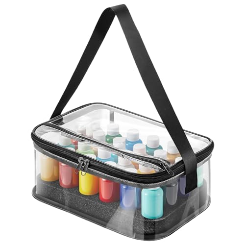 Farbaufbewahrungstaschen, 600 ml, für Kunstbedarf, Aufbewahrungsbox für bis zu 24 Flaschen Farbaufbewahrungstaschen, 600 ml, für Kunstbedarf, Aufbewahrungsbox für bis zu 24 Flaschen von Genérico