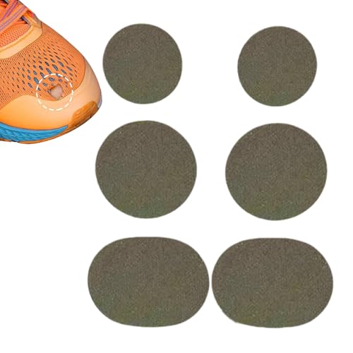 Flicken für Schuhe in Zehenlöchern, selbstklebende Reparaturlöcher, 6 flexible Patches für Kostüme, Babykleidung, Hut, Jacken, Wanderstiefel, Rucksäcke Flicken für Schuhe in Zehenlöchern, selbstklebende Reparaturlöcher, 6 flexible Patches für Kostüme, Babykleidung, Hut, Jacken, Wanderstiefel, Rucksäcke von Genérico