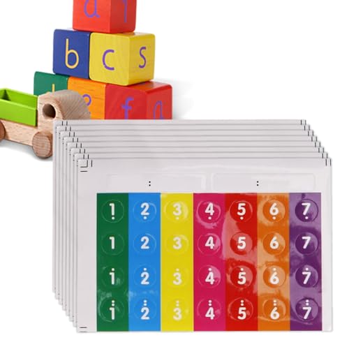 Flötennotiz-Etiketten – Aufkleber-Set für Musikinstrumente | 8 x Aufkleber mit Notationshilfe für Mädchen, Jugendliche, Studenten und Anfänger von Genérico