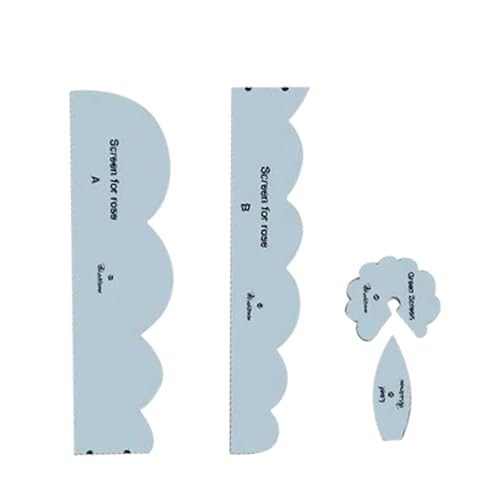Flower Die Cutting Art Craft Set – Hochzeitsrosen-Dekoration, Acryl-Rosenschablonen | Quilting-Schablonen-Set zum Schneiden von Stoffen Flower Die Cutting Art Craft Set – Hochzeitsrosen-Dekoration, Acryl-Rosenschablonen | Quilting-Schablonen-Set zum Schneiden von Stoffen von Genérico