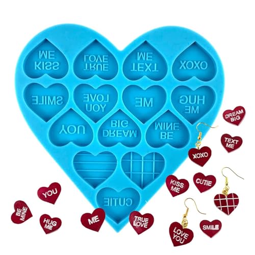 Formen für Herzohrringe, Form für Ohrringe aus Harz, Form für DIY-Anhänger, Form für Ohrringe, zum Valentinstag, Gießformen aus Epoxidharz, Form Pa Formen für Herzohrringe, Form für Ohrringe aus Harz, Form für DIY-Anhänger, Form für Ohrringe, zum Valentinstag, Gießformen aus Epoxidharz, Form Pa von Genérico