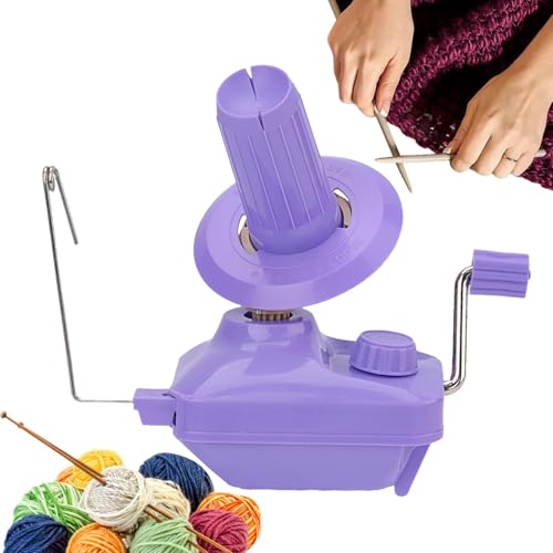 Garnwickler – Garnknäuel zum Nähen, robuster ABS-Garn, Metallgriff, handbetrieben, einfach einzurichten und zu verwenden, manuelle Bedienung Garnwickler – Garnknäuel zum Nähen, robuster ABS-Garn, Metallgriff, handbetrieben, einfach einzurichten und zu verwenden, manuelle Bedienung von Genérico